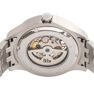 Reign Dantes Automatic Skeleton Dial Bracelet Watch - Silver - REIRN4701