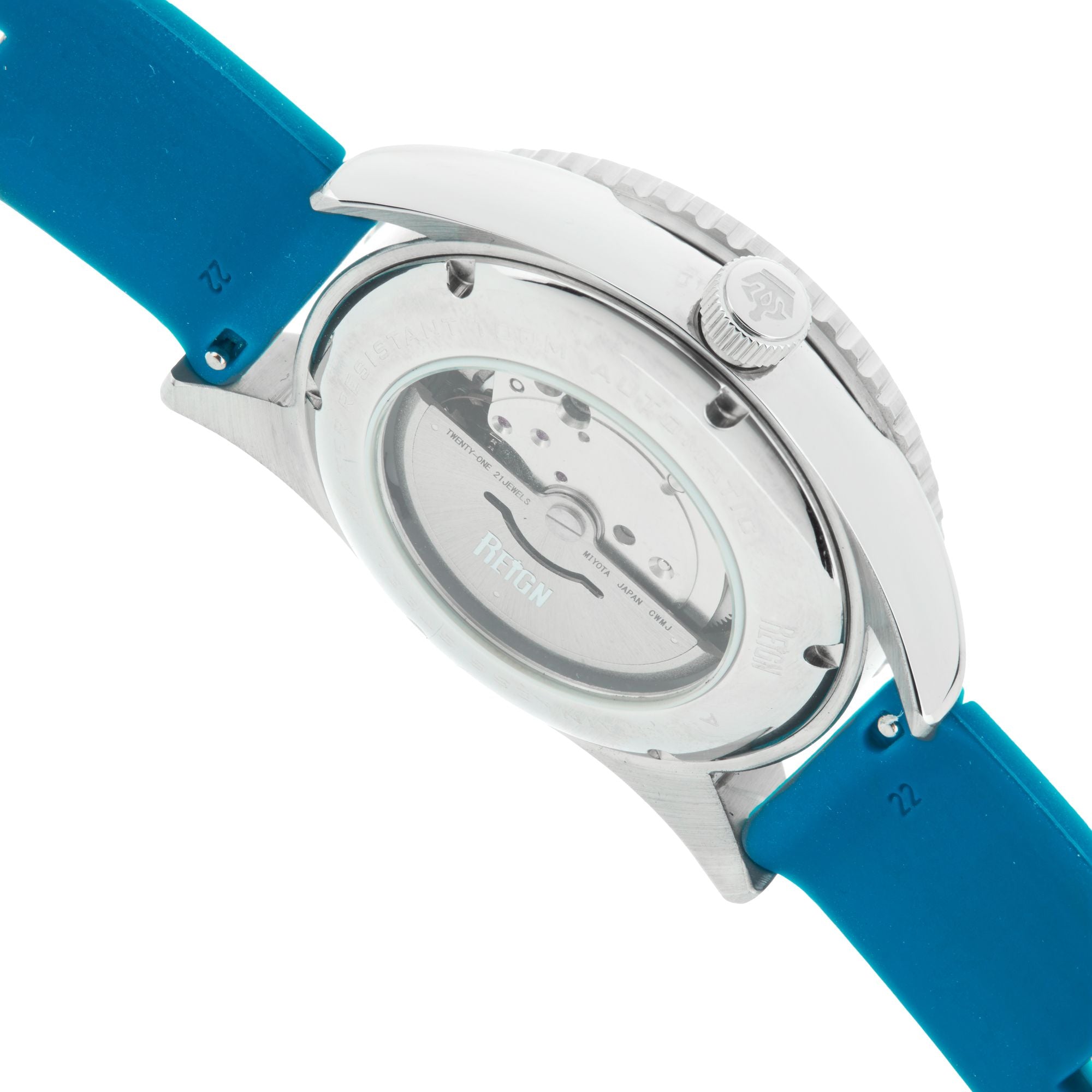 Reign Gage Automatic Watch w/Date - Blue - REIRN6604