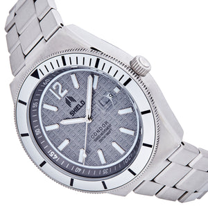 Shield Condor Bracelet Watch w/Date - Gray - SLDSH118-3