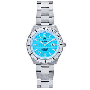 Shield Condor Bracelet Watch w/Date - Blue - SLDSH118-5