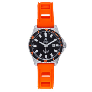 Shield Reef Strap Watch w/Date - Orange - SLDSH119-3