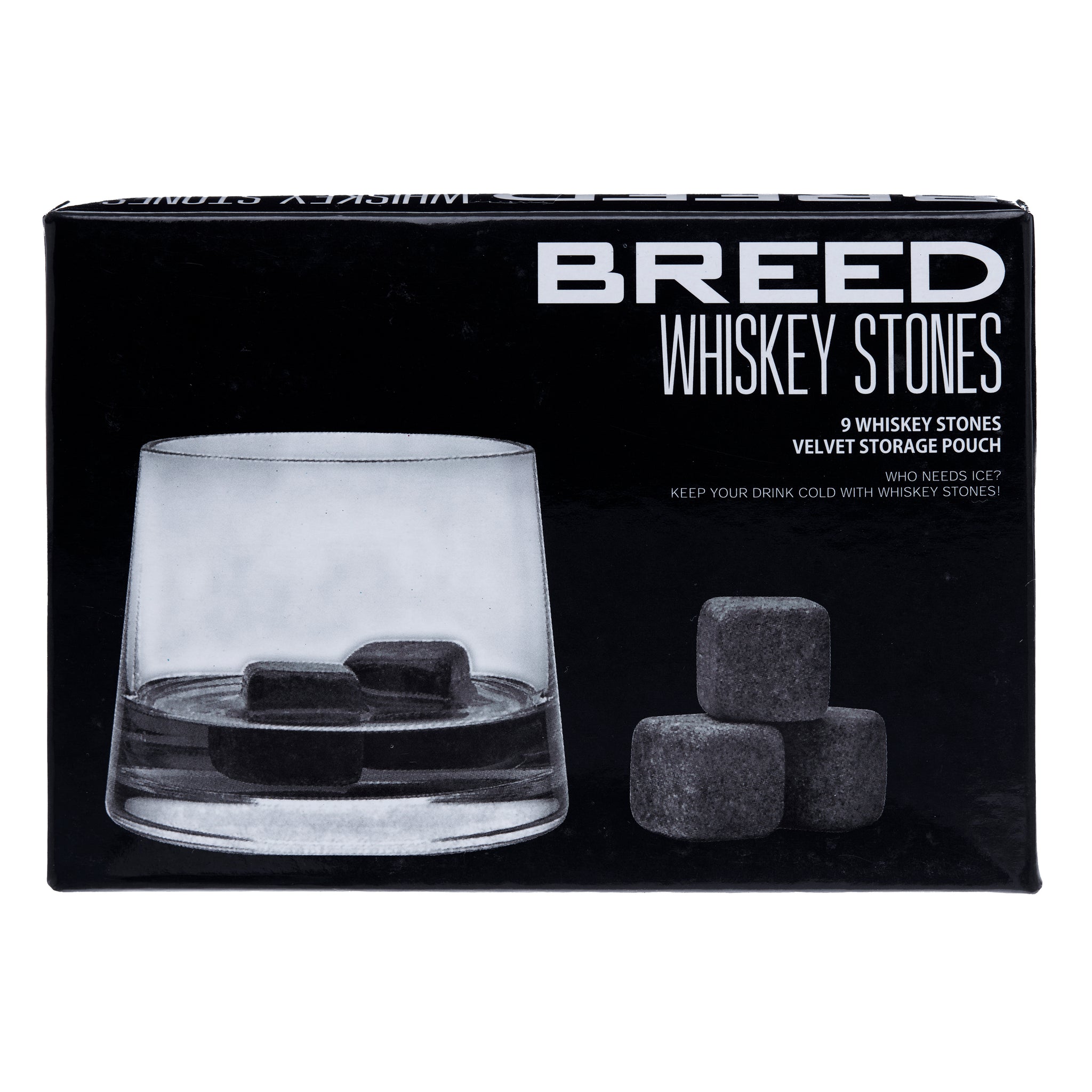 Breed Whiskey Stones 9 Cube Set